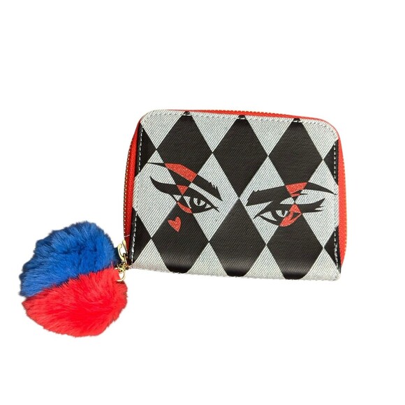 Loungefly Harley Quinn Birds Of Prey Wallet Card Holder 4x5 Rare HTF DC Comics - Picture 7 of 9